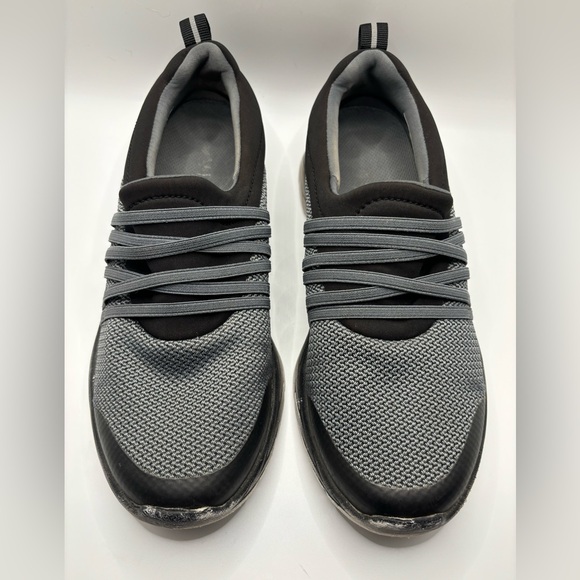 Bionic Jaden‎ Slip Ons Sneakers Size 7 Black/Gray Workout Running Gym Yoga Walk - Picture 1 of 9